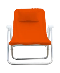 Kit capa de cadeira e travesseiro Laranja neon